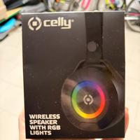 Speaker wireless bluetooth con luci CELLY NUOVO