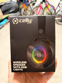Speaker wireless bluetooth con luci CELLY NUOVO