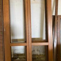 PORTA FINESTRA IN LEGNO NUOVA