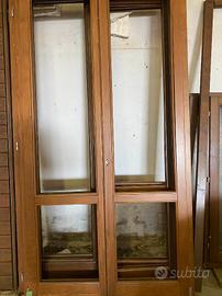 PORTA FINESTRA IN LEGNO NUOVA