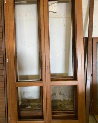 PORTA FINESTRA IN LEGNO NUOVA