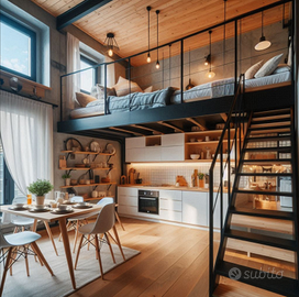 Bilocale/loft arredato