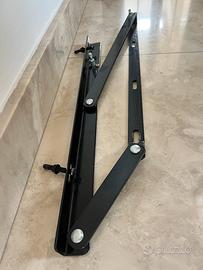 Kit Alza Rete Letto Regolabile In Metallo