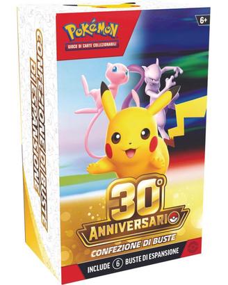 Bundle 6 Buste Pokémon 30° Anniversario