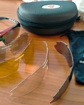 Occhiali sportivi Robesbon con 5 vetri intercambia