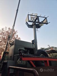 Torre faro di illuminazione motore lombardini