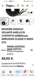 Sensore angolo sterzo per Mercedes classe C -CLK