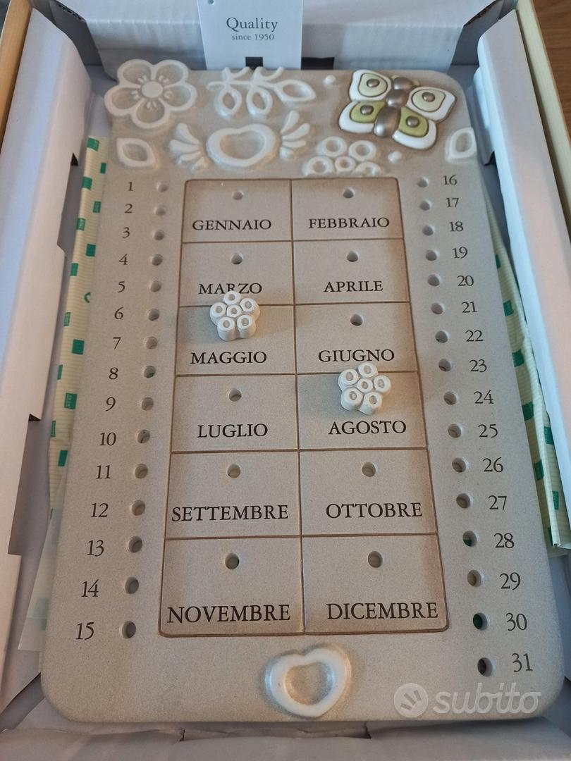 THUN - Calendario perpetuo da parete in ceramica - Arredamento e Casalinghi  In vendita a Bari