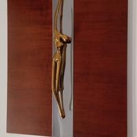 Otello Ciullini Cristo Pex scultura parete anni 70