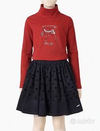 Set bambina gonna + maglia anni 8/10
