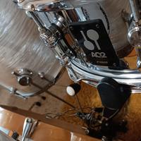 Rullante Sonor AQ2 in acciaio cromato+Evans