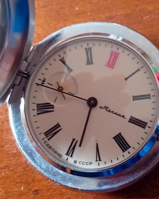 orologio da tasca molnija  URSS   vintage
