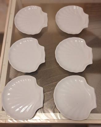 PIATTI PESCE a FORMA DI CONCHIGLIA