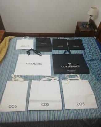 Set Buste Shopping Brand Lusso Ferragamo Dutti Cos