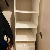 Organizer da appendere con cassetti