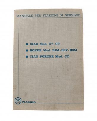Manuale officina Piaggio Ciao C7 C9 Porter Boxer