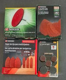 set materiali abrasivi 