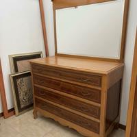 Camera da Letto Vintage in Legno Pregiato '50/'60