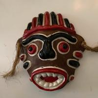 Maschera tribale in argilla, forse sud americana
