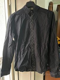 Set 4 Gianni Versace camicia uomo nero, blu