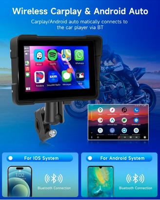 Rimoody Wireless Carplay Motorbike Navi Android Au