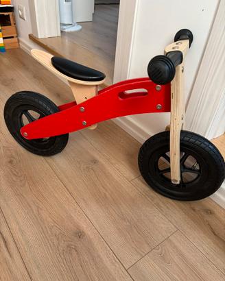 Bici pedagaogica senza pedali