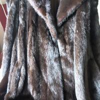 Cappotto Visone marrone scuro