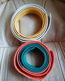 Cinture bicolore da karate