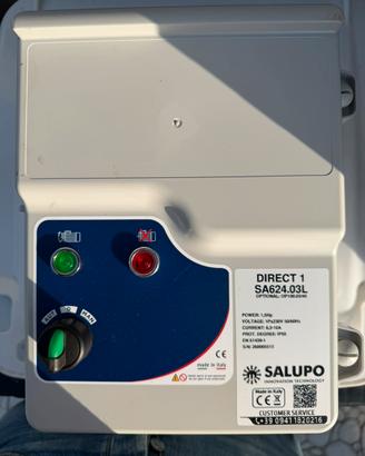 Quadro ellettrico pompa Salupo