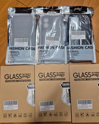 3 Custodie Motorola + 3 Vetrini