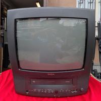 Tv Saba con mangiacassette e decoder