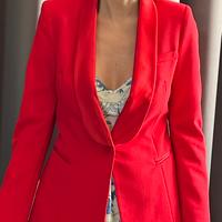 Giacca smoking rossa