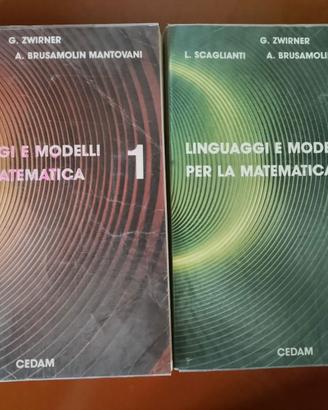 Linguaggi e Mod. per la matematica v 1 e 2 Zwirner