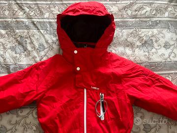 Tuta da neve Wed’ze rossa, cm 115-124