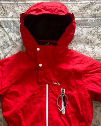 Tuta da neve Wed’ze rossa, cm 115-124