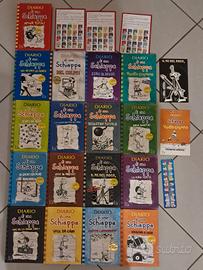 Diario di una schiappa (17 libri + segnalibri)
