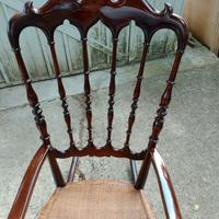 sedia a dondolo chiavarina 