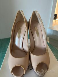 Décolleté Casadei oroginale in pelle, Sweet nude