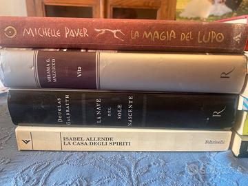 Lotto di 10 libri romanzi e narrativa (m