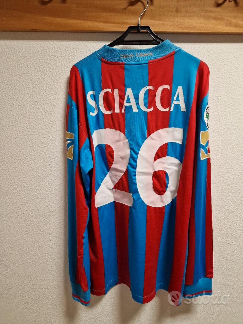Maillot De Foot Vintage Catania Mascara Legea Domicile 2009/10 Taille L