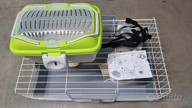 GABBIA E TRASPORTINO PER RODITORI  - NUOVA