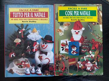 2 libri decorazioni e regali Natalizi