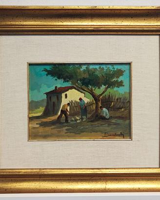 Dipinto - P. Bandinelli - Scena agreste