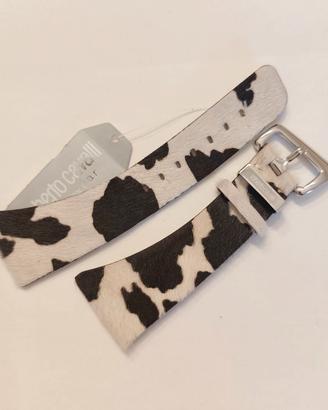 Cinturino in cavallino bianco Roberto Cavalli 