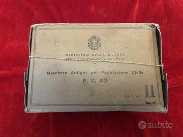 Maschera antigas PC40, periodo Fascista, WW2