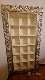 Libreria in legno stile barocco