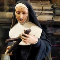 Antiche statua di Santa Rita