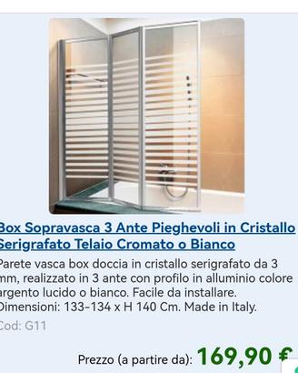 Pannelli vasca da bagno 