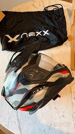 Casco integrale Nexx x.wed3 grigio rosso opaco
