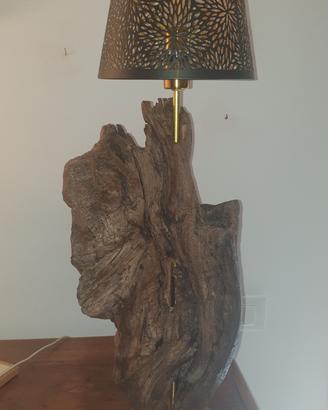 Lampada Driftwood luce calda Alapis